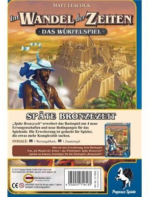 Alle Details zum Brettspiel Im Wandel der Zeiten: Das Würfelspiel – Späte Bronzezeit (Erweiterung) und ähnlichen Spielen