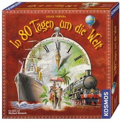 Alle Details zum Brettspiel In 80 Tagen um die Welt und ähnlichen Spielen