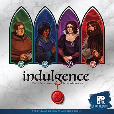 Alle Details zum Brettspiel Indulgence und ähnlichen Spielen