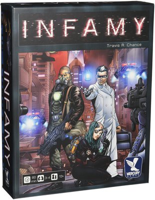 Alle Details zum Brettspiel Infamy und ähnlichen Spielen