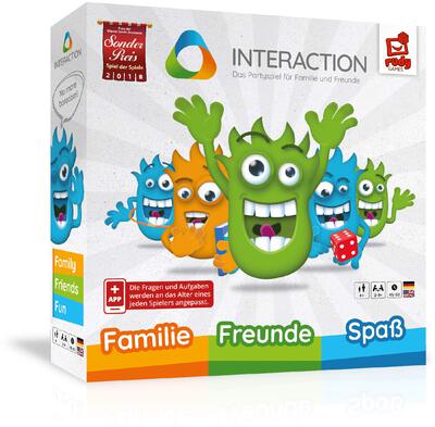 Alle Details zum Brettspiel INTERACTION: No more boredom! und ähnlichen Spielen