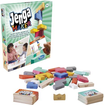Alle Details zum Brettspiel Jenga Maker und ähnlichen Spielen