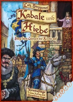 Alle Details zum Brettspiel Kabale und Hiebe: Setzt dem Ganzen die Krone auf und ähnlichen Spielen