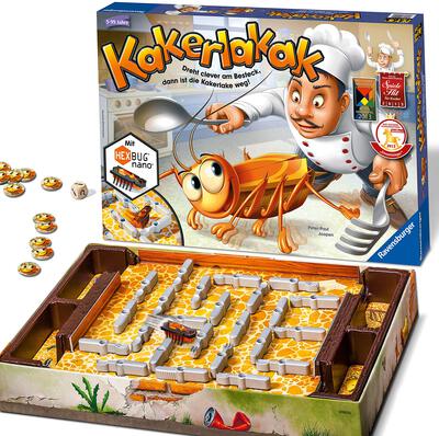 Alle Details zum Brettspiel Kakerlakak (Deutscher Kinderspielpreis 2013 Gewinner) und ähnlichen Spielen