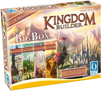 Alle Details zum Brettspiel Kingdom Builder: Big Box (Second Edition, 2017) und ähnlichen Spielen