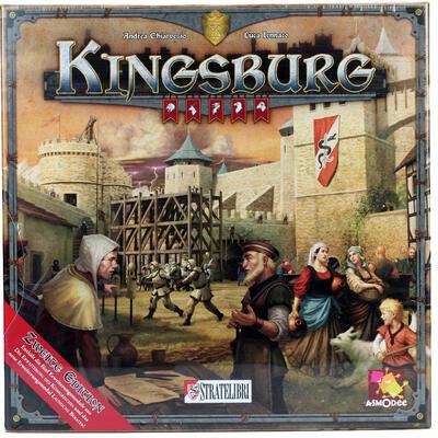 Alle Details zum Brettspiel Kingsburg und ähnlichen Spielen