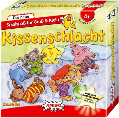 Alle Details zum Brettspiel Kissenschlacht und ähnlichen Spielen