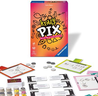 Alle Details zum Brettspiel Krazy Pix und ähnlichen Spielen