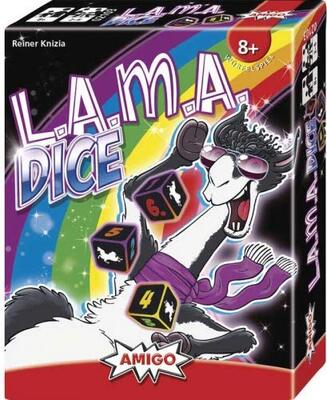 Alle Details zum Brettspiel L.A.M.A. Dice und ähnlichen Spielen