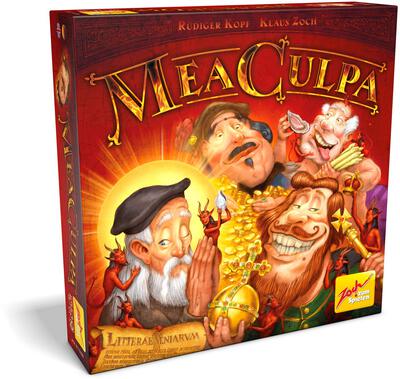 Alle Details zum Brettspiel Mea Culpa und ähnlichen Spielen
