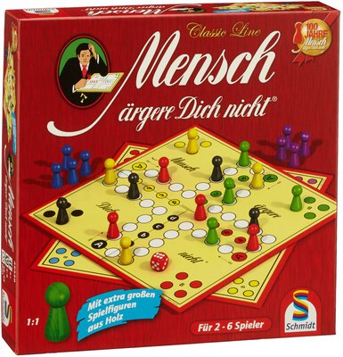 Alle Details zum Brettspiel Mensch ärgere dich nicht und ähnlichen Spielen