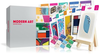 Alle Details zum Brettspiel Modern Art (Deutscher Spielepreis 1993 Gewinner) und ähnlichen Spielen