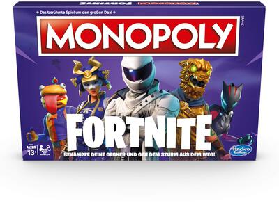 Alle Details zum Brettspiel Monopoly: Fortnite und ähnlichen Spielen