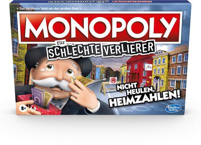 Alle Details zum Brettspiel Monopoly für Schlechte Verlierer und ähnlichen Spielen