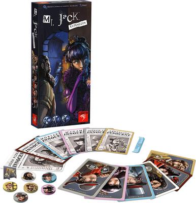 Alle Details zum Brettspiel Mr. Jack Erweiterung und ähnlichen Spielen
