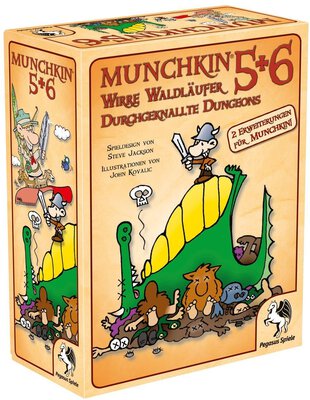 Alle Details zum Brettspiel Munchkin 5+6 und ähnlichen Spielen