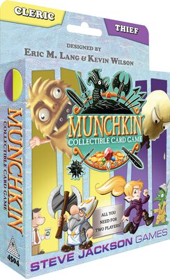 Alle Details zum Brettspiel Munchkin Sammelkartenspiel: Starterset 1 – Priester-Dieb und ähnlichen Spielen