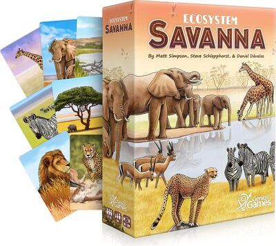 Alle Details zum Brettspiel Ökosystem: Savanne und ähnlichen Spielen