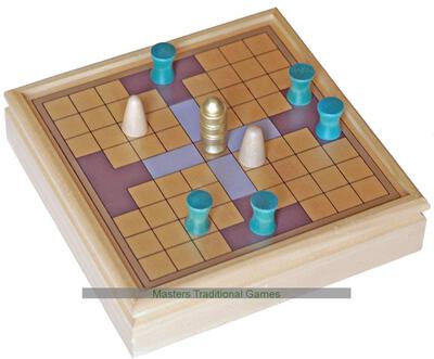 Alle Details zum Brettspiel Oldenburger Königsspiel / Tablut und ähnlichen Spielen