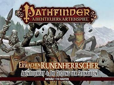 Alle Details zum Brettspiel Pathfinder Abenteuerkartenspiel: Das Erwachen der Runenherrscher #4 – Die Festung der Steinriesen (Abenteuerset-Erweiterung) und ähnlichen Spielen