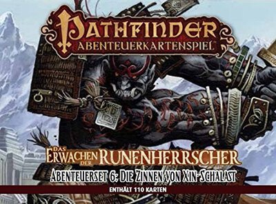 Alle Details zum Brettspiel Pathfinder Abenteuerkartenspiel: Das Erwachen der Runenherrscher #6 - Die Zinnen von Xin-Schalast (Abenteuerset-Erweiterung) und ähnlichen Spielen