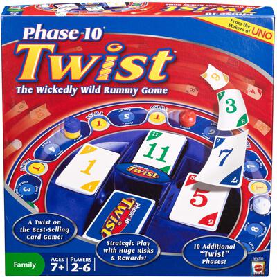 Alle Details zum Brettspiel Phase 10 Twist und ähnlichen Spielen