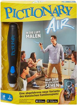 Alle Details zum Brettspiel Pictionary Air - In die Luft malen, auf dem Bildschirm sehen und ähnlichen Spielen