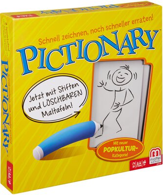 Alle Details zum Brettspiel Pictionary und ähnlichen Spielen