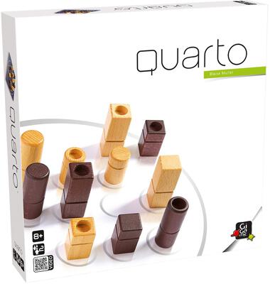 Alle Details zum Brettspiel Quarto und ähnlichen Spielen