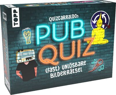 Alle Details zum Brettspiel Quizcarraldo's Pub Quiz: (Fast) unlösbare Bilderrätsel und ähnlichen Spielen