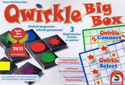 Alle Details zum Brettspiel Qwirkle Big Box und ähnlichen Spielen