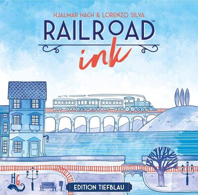 Alle Details zum Brettspiel Railroad Ink: Edition Tiefblau und ähnlichen Spielen