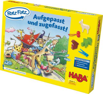 Alle Details zum Brettspiel Ratz-Fatz - Aufgepasst und zugefasst und ähnlichen Spielen