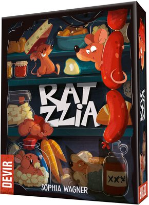 Alle Details zum Brettspiel Ratzzia und ähnlichen Spielen