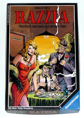 Alle Details zum Brettspiel Razzia - Viel Bluff, viel Geld und clevere Cops und ähnlichen Spielen