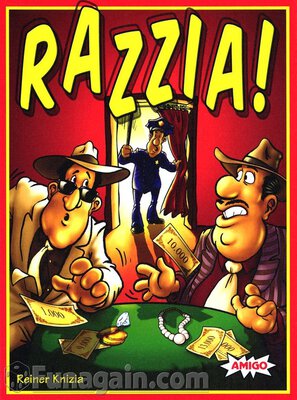 Alle Details zum Brettspiel Razzia! und ähnlichen Spielen