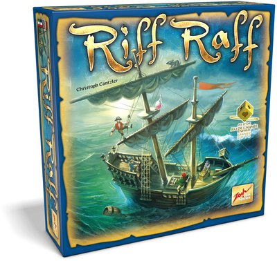 Alle Details zum Brettspiel Riff Raff und ähnlichen Spielen