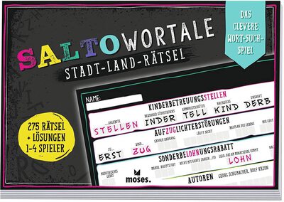 Alle Details zum Brettspiel Salto Wortale und ähnlichen Spielen