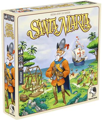 Alle Details zum Brettspiel Santa Maria und ähnlichen Spielen