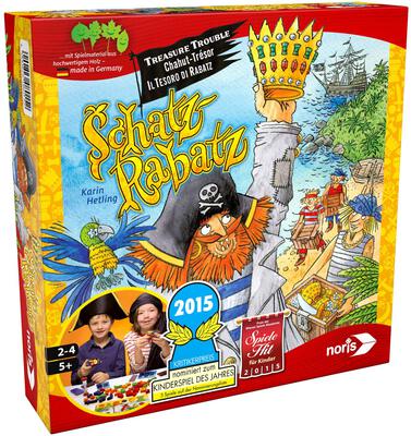 Alle Details zum Brettspiel Schatz-Rabatz und ähnlichen Spielen