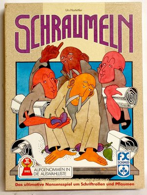 Alle Details zum Brettspiel Schraumeln und ähnlichen Spielen