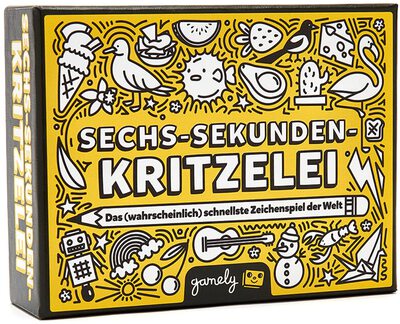 Alle Details zum Brettspiel Sechs-Sekunden-Kritzelei und ähnlichen Spielen