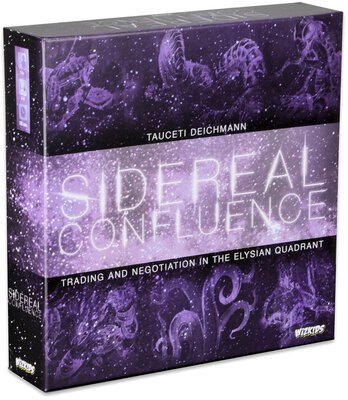 Alle Details zum Brettspiel Siderische Konfluenz: Handel und Wandel im Elysium-Sektor und ähnlichen Spielen