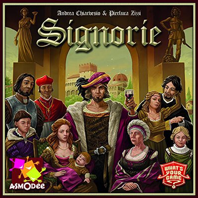 Alle Details zum Brettspiel Signorie und ähnlichen Spielen