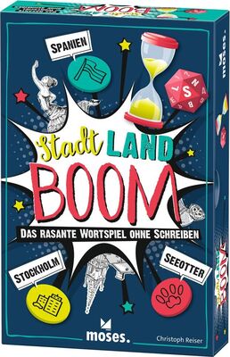 Alle Details zum Brettspiel Stadt, Land, BOOM! und ähnlichen Spielen