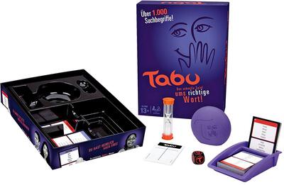 Alle Details zum Brettspiel Tabu und ähnlichen Spielen