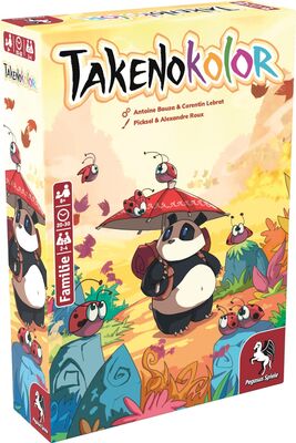 Alle Details zum Brettspiel Takenokolor und ähnlichen Spielen