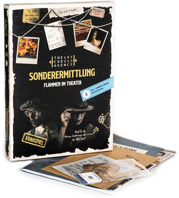 Alle Details zum Brettspiel The Code Agency Sonderermittlung: Flammen im Theater (1. Fall) und ähnlichen Spielen