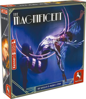 Alle Details zum Brettspiel The Magnificent und ähnlichen Spielen