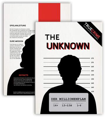 Alle Details zum Brettspiel The Unknown: Der Millionenplan (1. Fall) und ähnlichen Spielen